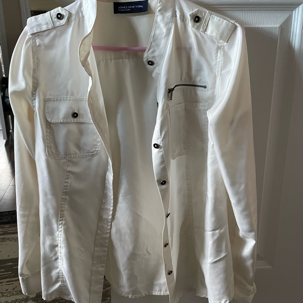 Cream blouse
